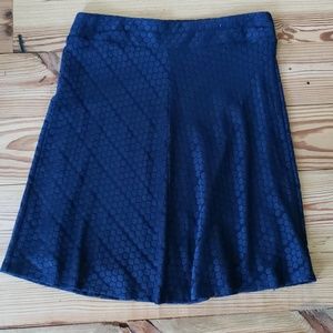 Navy a line skirt stretch New Directions